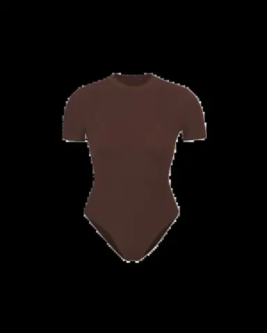 Skims Fits Everybody T-Shirt Bodysuit | Thumbnail 2