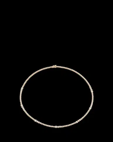 ONDYN Rainsun Tennis Necklace with Diamonds, 15"L | Thumbnail 2 ONDYN Rainsun Tennis Necklace with Diamonds, 15"L | Thumbnail 2