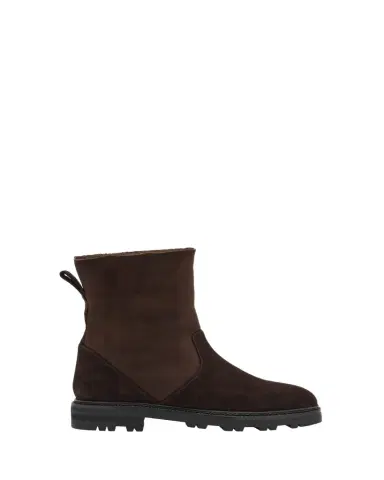 Manolo Blahnik Tomosa Suede Cozy Ankle Booties | Thumbnail 1