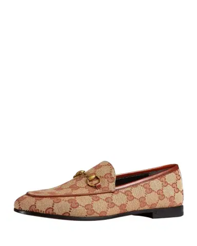 Gucci GG Canvas Flat Loafers | Thumbnail 1 Gucci GG Canvas Flat Loafers | Thumbnail 1