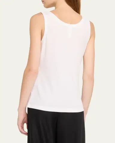 Hanro Ribbed Cotton Sleep & Lounge Tank | Thumbnail 3