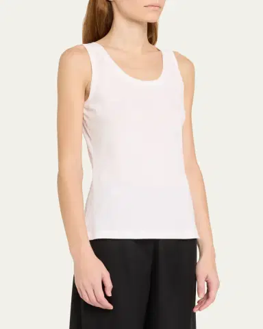Hanro Ribbed Cotton Sleep & Lounge Tank | Thumbnail 4