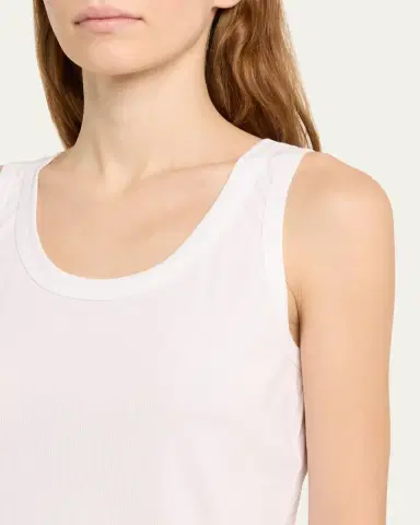 Hanro Ribbed Cotton Sleep & Lounge Tank | Thumbnail 5