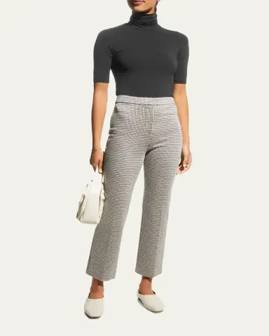 MAJESTIC FILATURES Soft Touch Half-Sleeve Turtleneck | Thumbnail 2 MAJESTIC FILATURES Soft Touch Half-Sleeve Turtleneck | Thumbnail 2