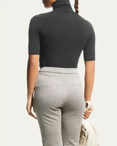 MAJESTIC FILATURES Soft Touch Half-Sleeve Turtleneck | Thumbnail 3 MAJESTIC FILATURES Soft Touch Half-Sleeve Turtleneck | Thumbnail 3
