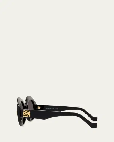 Loewe Oval Acetate Sunglasses W/ Anagram | Thumbnail 3