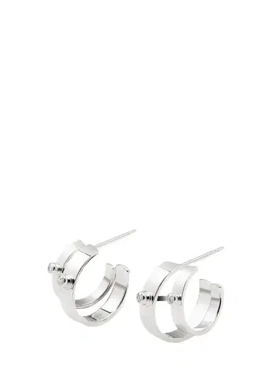 NOUVEL HERITAGE 18K Monday Morning Mood Double Hoop Earrings | Thumbnail 1