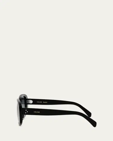 Celine Bold 3 Dots Acetate Shield Sunglasses | Thumbnail 3