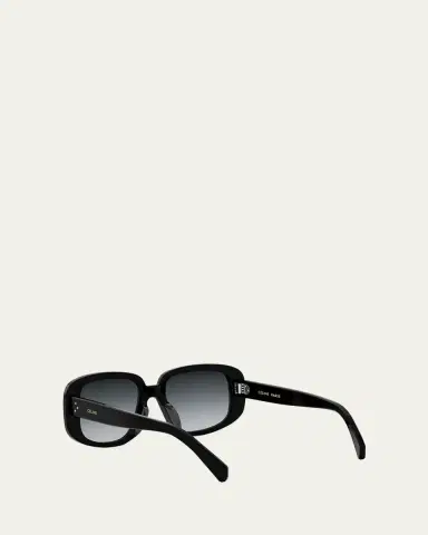 Celine Bold 3 Dots Acetate Shield Sunglasses | Thumbnail 4