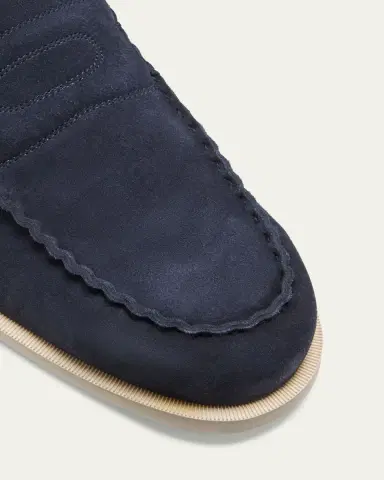 John Lobb Men's Pace Suede Loafers | Thumbnail 8