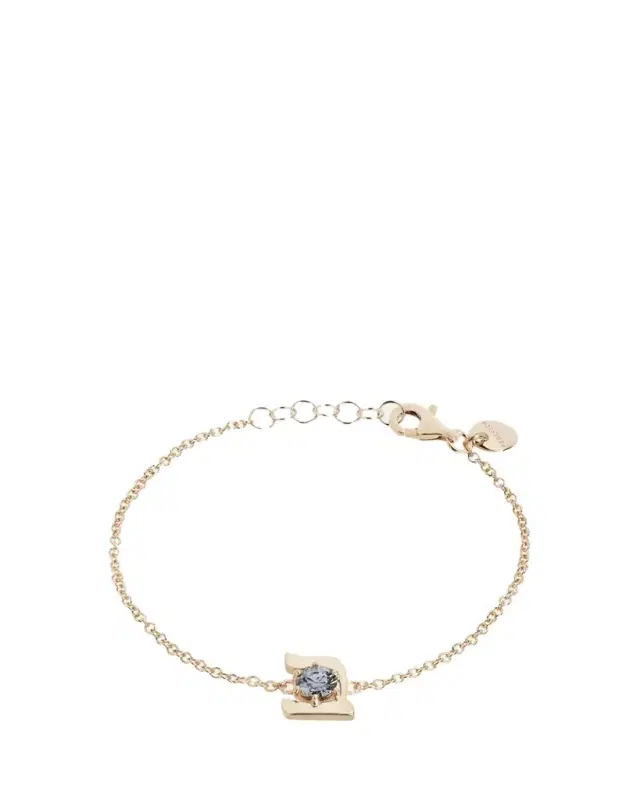 Procaccia Jewelry 18K Gold Hebrew BET Initial Bracelet