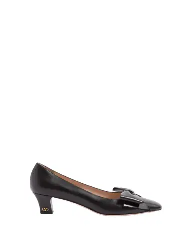 Valentino Garavani Bowow Leather Pumps | Thumbnail 1