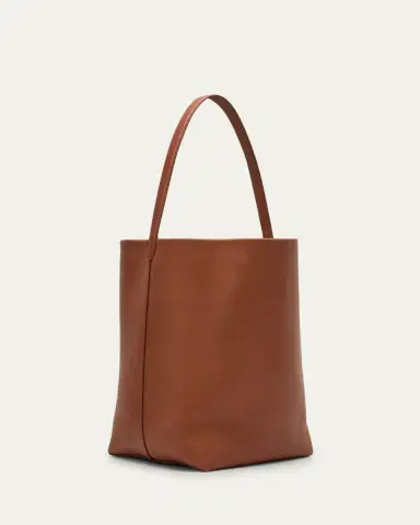 The Row Park North-South Tote Bag in Leather | Thumbnail 11