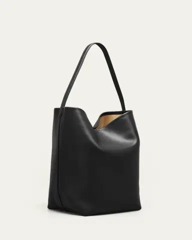 The Row Park North-South Tote Bag in Leather | Thumbnail 7