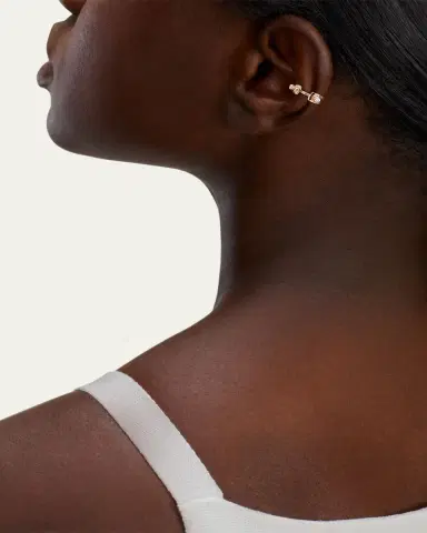 NOUVEL HERITAGE 18K Monday Morning Ear Cuff, Single | Thumbnail 3