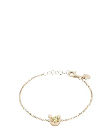 Procaccia Jewelry 18K Gold Hebrew TET Initial Bracelet | Thumbnail 1
