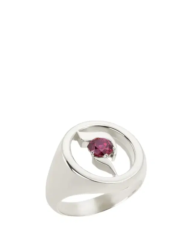Procaccia Jewelry 18K Gold Hebrew QUF Initial Signet Ring