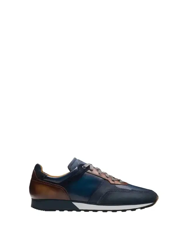 Magnanni Men's Arco Leather Runner Sneakers