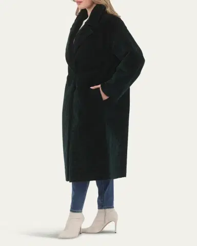 Gorski Reversible Textured Shearling Lamb Coat | Thumbnail 4 Gorski Reversible Textured Shearling Lamb Coat | Thumbnail 4