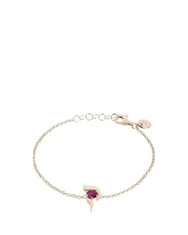 Procaccia Jewelry 18K Gold Hebrew QUF Initial Bracelet