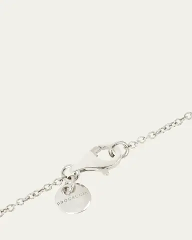 Procaccia Jewelry 18K Gold Hebrew MEM Initial Necklace | Thumbnail 4 Procaccia Jewelry 18K Gold Hebrew MEM Initial Necklace | Thumbnail 4