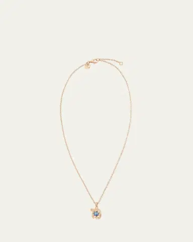 Procaccia Jewelry 18K Gold Hebrew MEM Initial Necklace | Thumbnail 6 Procaccia Jewelry 18K Gold Hebrew MEM Initial Necklace | Thumbnail 6