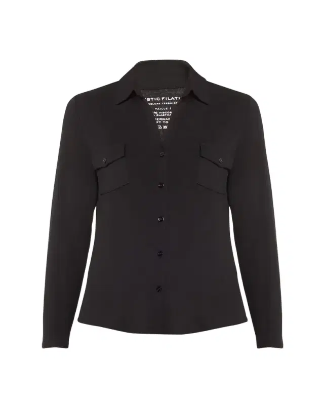 Majestic Filatures Soft Touch Button-Down Shirt with Pockets