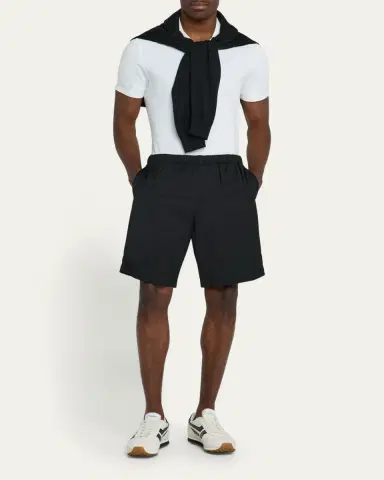Tom Ford Men's Mick Tech Fabric and Suede Sneakers | Thumbnail 3 Tom Ford Men's Mick Tech Fabric and Suede Sneakers | Thumbnail 3