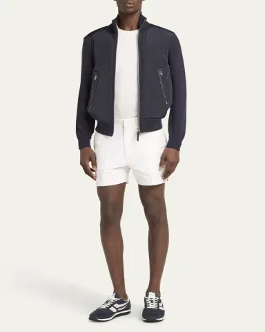Tom Ford Men's Mick Tech Fabric and Suede Sneakers | Thumbnail 7 Tom Ford Men's Mick Tech Fabric and Suede Sneakers | Thumbnail 7