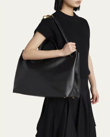 Bottega Veneta Andiamo Large Leather Tote Bag | Thumbnail 2