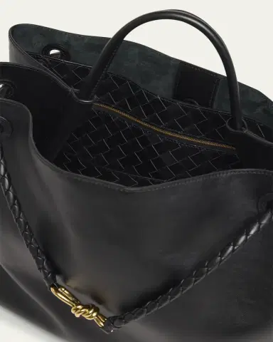 Bottega Veneta Andiamo Large Leather Tote Bag | Thumbnail 4