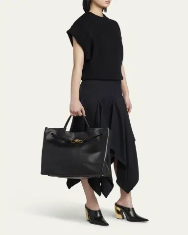 Bottega Veneta Andiamo Large Leather Tote Bag | Thumbnail 5