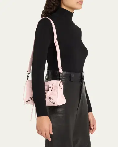 Balenciaga Le City Mini Leather Top-Handle Bag | Thumbnail 6