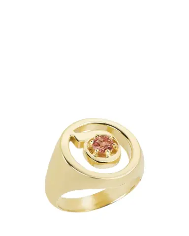 Procaccia Jewelry 18K Gold Hebrew SAMECH Initial Signet Ring | Thumbnail 1 Procaccia Jewelry 18K Gold Hebrew SAMECH Initial Signet Ring | Thumbnail 1