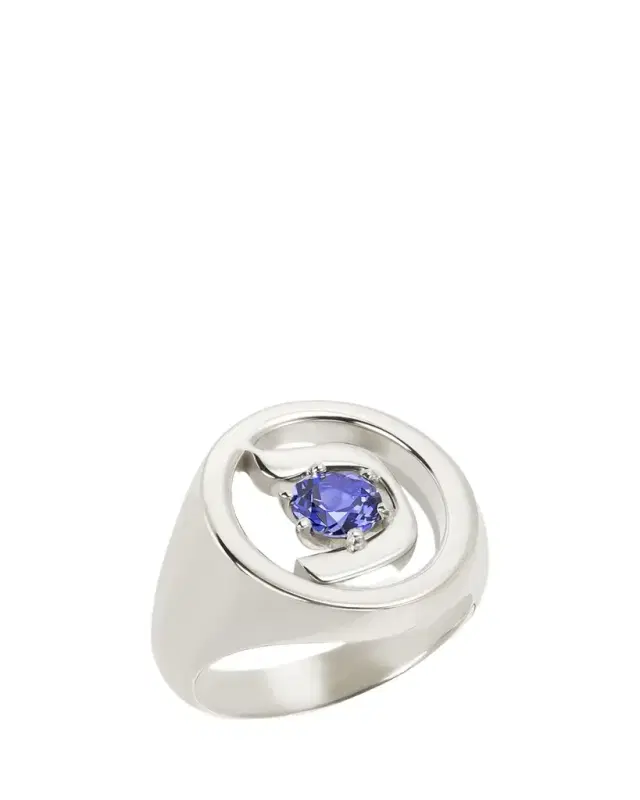 Procaccia Jewelry 18K Gold Hebrew KHAF Initial Signet Ring