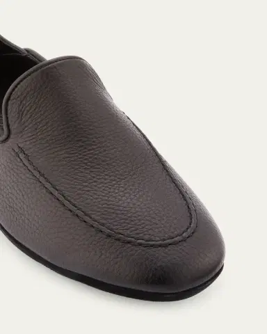 Bergdorf Goodman Men's Deerskin Leather Lounge Slippers | Thumbnail 5 Bergdorf Goodman Men's Deerskin Leather Lounge Slippers | Thumbnail 5