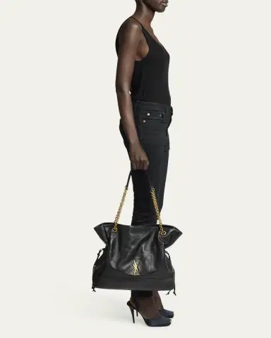 Saint Laurent Jamie 4.3 Medium Shopping Tote Bag in Quilted Leather | Thumbnail 5 Saint Laurent Jamie 4.3 Medium Shopping Tote Bag in Quilted Leather | Thumbnail 5