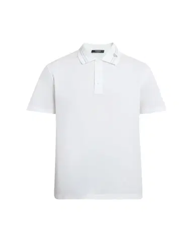 Versace Men's Medusa-Collar Pique Polo Shirt | Thumbnail 1