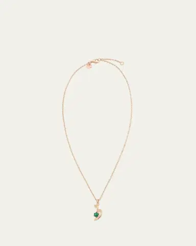 Procaccia Jewelry 18K Gold Hebrew LAMED Initial Necklace | Thumbnail 6 Procaccia Jewelry 18K Gold Hebrew LAMED Initial Necklace | Thumbnail 6