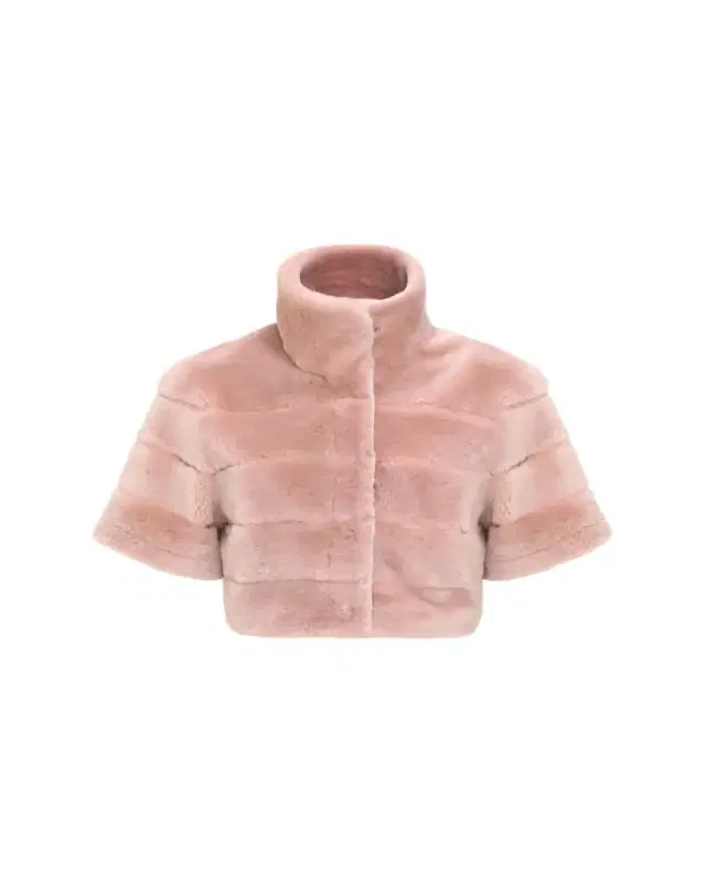 Gorski Reversible Shearling Lamb Bolero