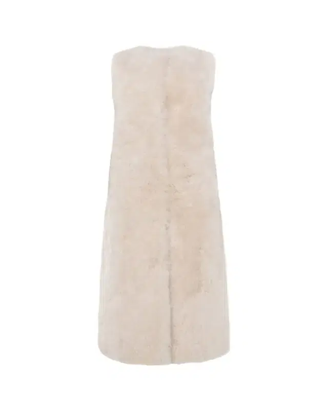 Gorski Select Cashmere Goat Fur Collarless Long Vest