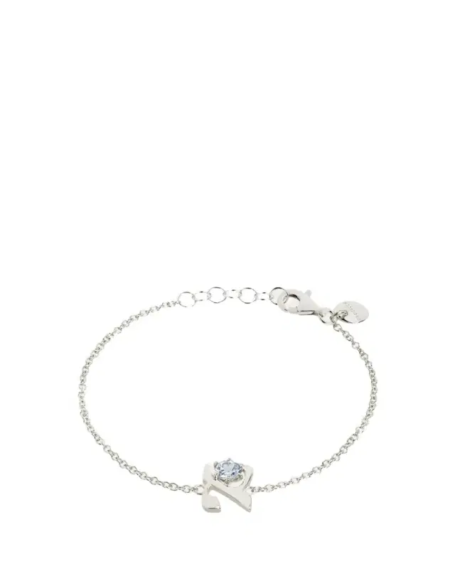 Procaccia Jewelry 18K Gold Hebrew ALEF Initial Bracelet