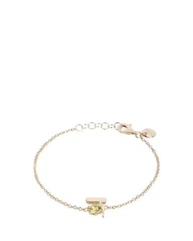 Procaccia Jewelry 18K Gold Hebrew DALET Initial Bracelet | Thumbnail 1 Procaccia Jewelry 18K Gold Hebrew DALET Initial Bracelet | Thumbnail 1