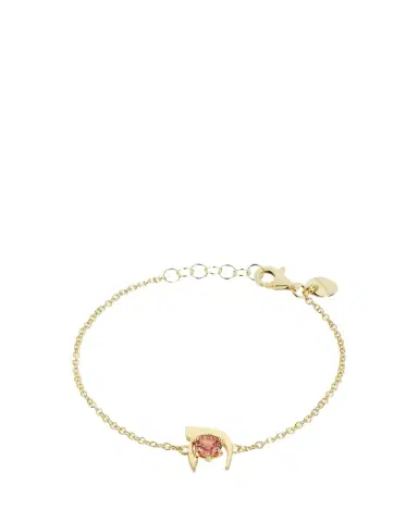 Procaccia Jewelry 18K Gold Hebrew KHET Initial Bracelet | Thumbnail 1 Procaccia Jewelry 18K Gold Hebrew KHET Initial Bracelet | Thumbnail 1
