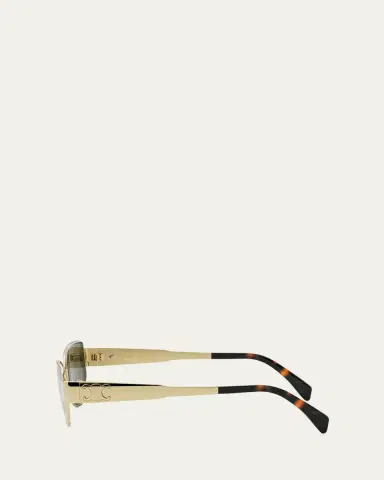 CELINE Triomphe Metal Cat Eye Sunglasses | Thumbnail 3