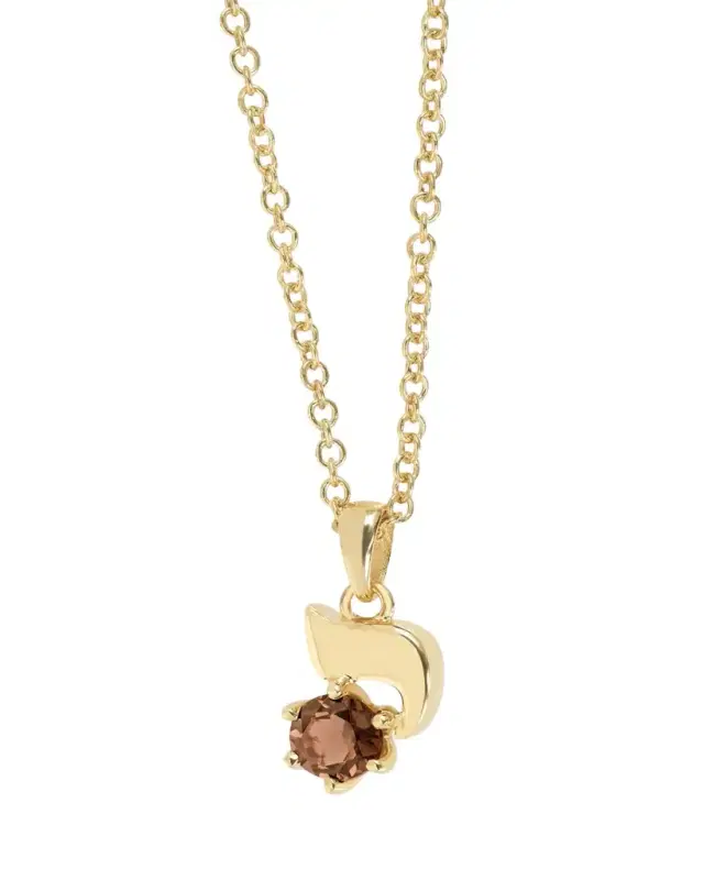 Procaccia Jewelry 18K Gold Hebrew YOD Initial Necklace
