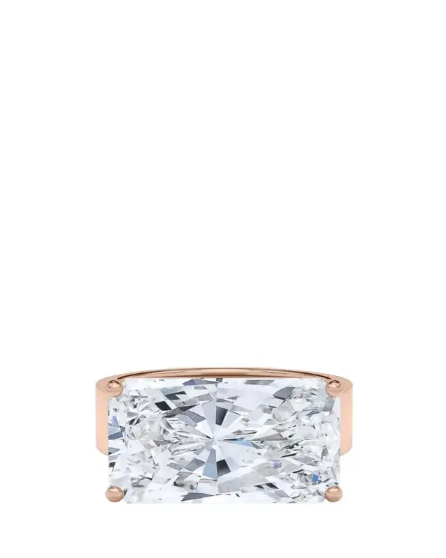 Men's Radiant Lab Grown Diamond East-West Band