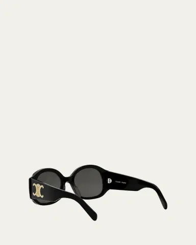 Celine Max Triomphe Round Acetate Sunglasses | Thumbnail 4 Celine Max Triomphe Round Acetate Sunglasses | Thumbnail 4