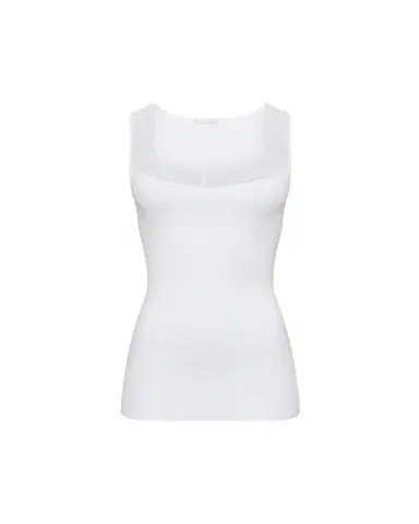 Hanro Cotton Delight Lace-Trim Tank Top | Thumbnail 1