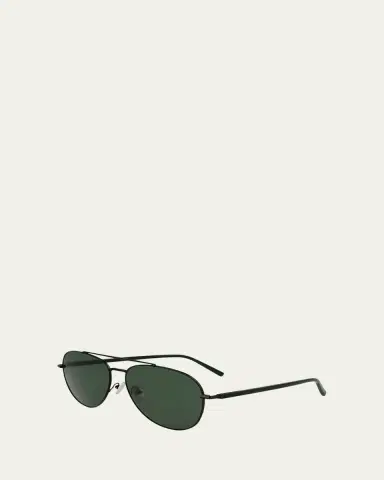 Ferragamo Men's SF316S Prisma Metal Aviator Sunglasses | Thumbnail 2